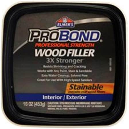 Elmers Products P9891 Probond Wood Filler Stainable; Pint